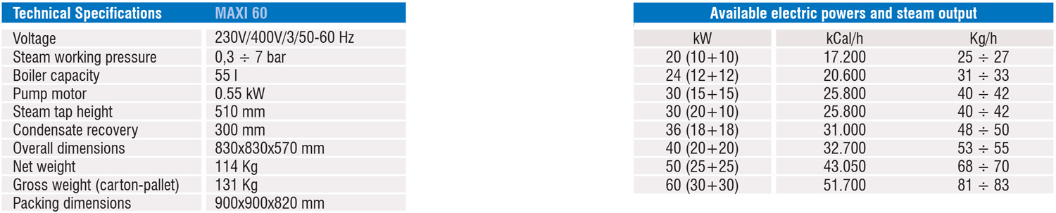 aquaheat maxi 60 spec